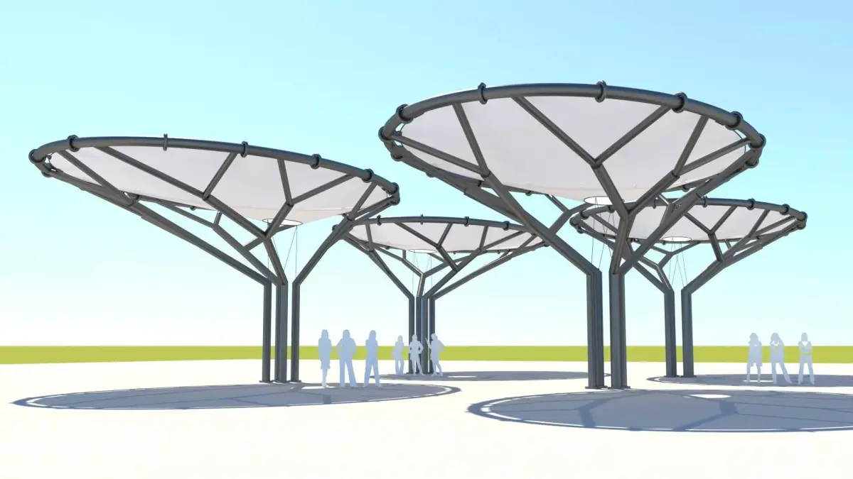Tensile Membrane Structure 3D model