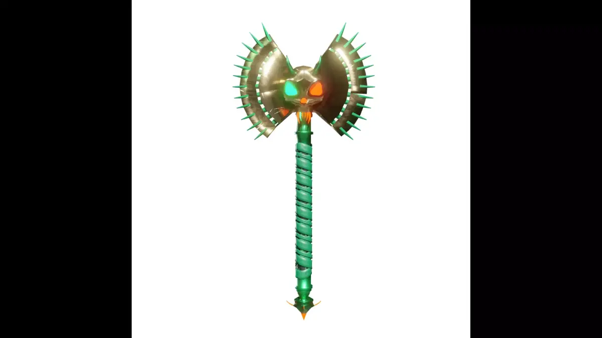 Sci-Fi Axe Low-poly 3D model order