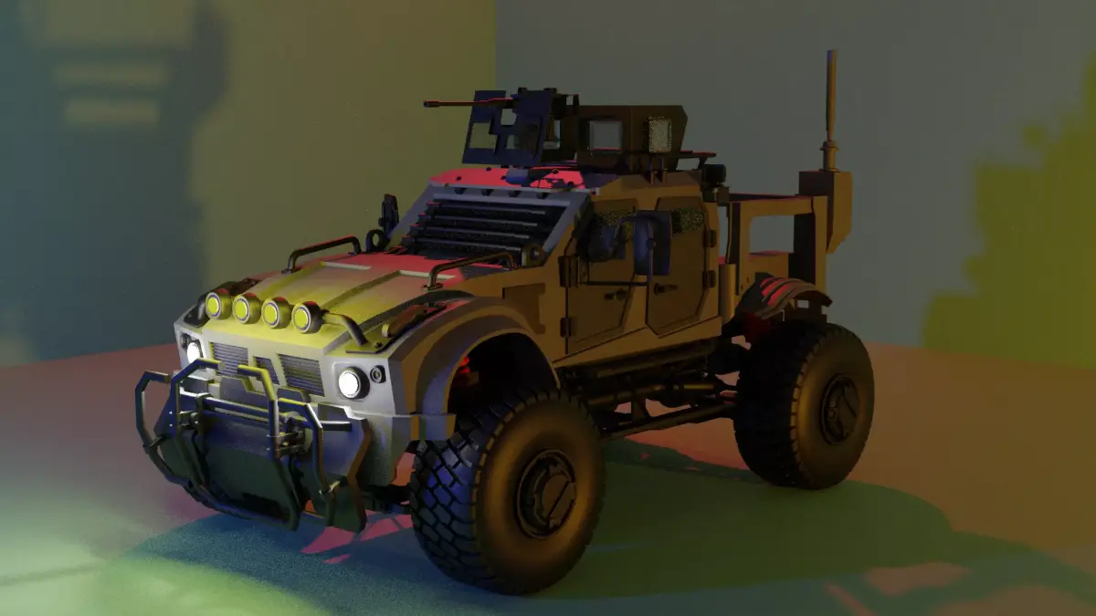Oshkosh vehicle 3D model