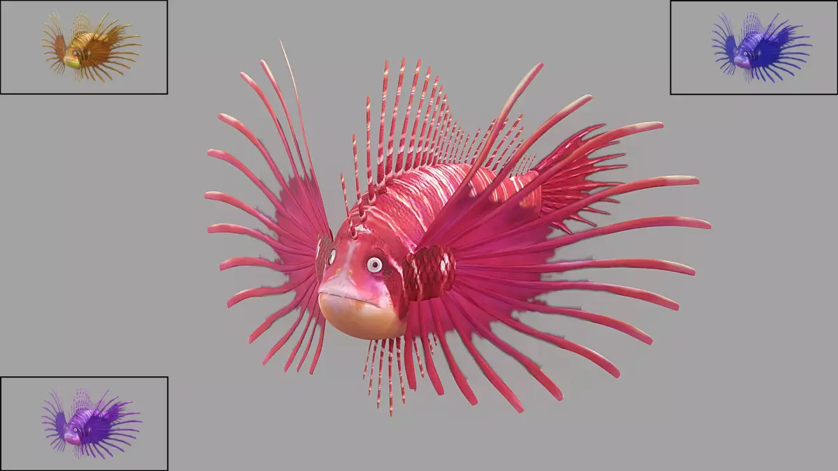 Cartoon Fish 13 Low-poly 3D model