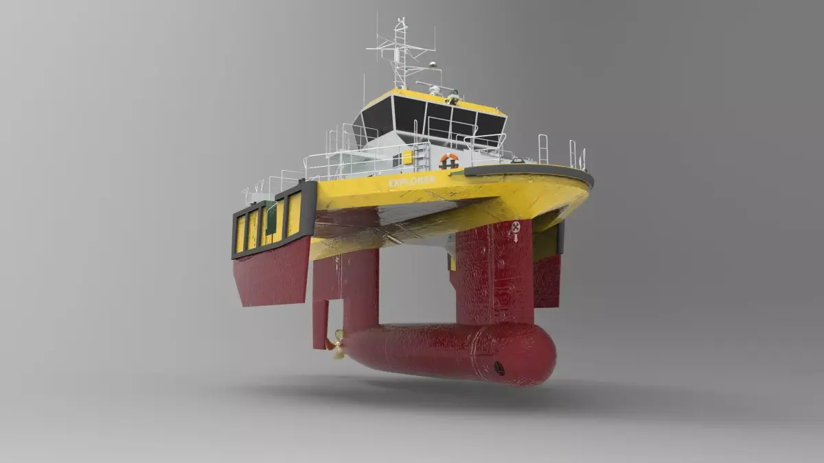 exploler swath Low-poly 3D model