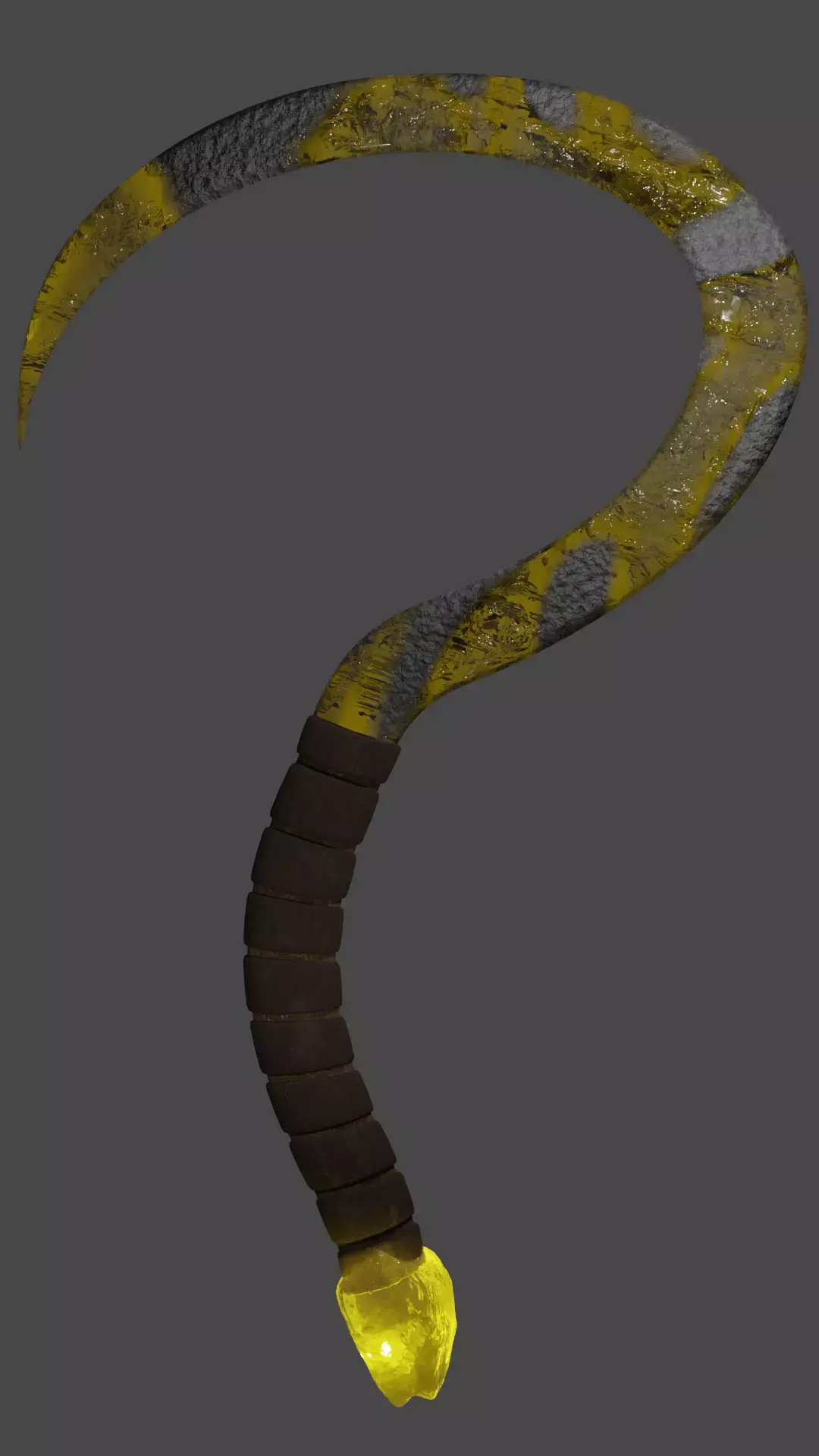 Cronus Sickle - Yellow 3D model