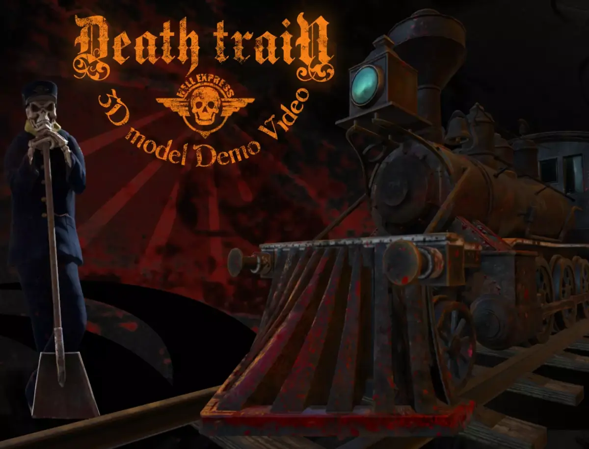 Death Train Low-poly 3D model