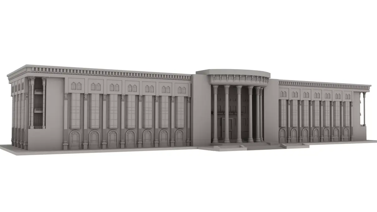 Uzbekistan Davlat Konservatoriyasi  3D model