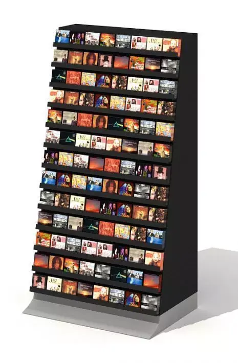 Commercial Cds Shelf 3D model
