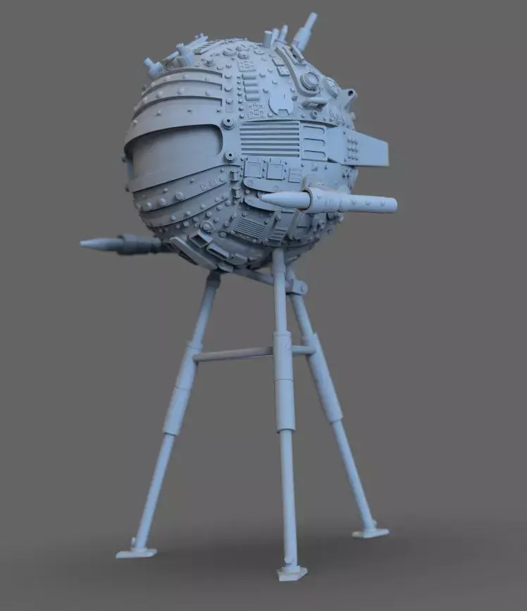 Sci Fi drone c5x seek and obliterate 3D print model
