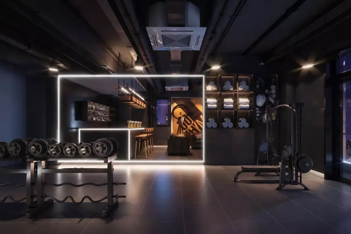 Luminous Fitness Studio 3D model