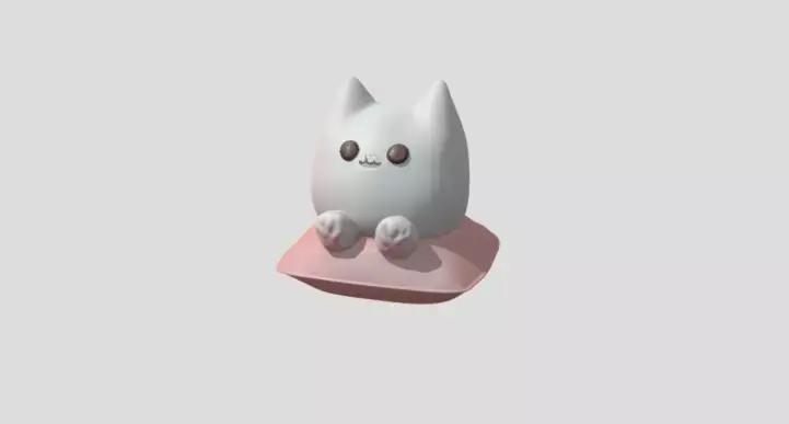 Cartoon Cat by Tripo Free 3D model
