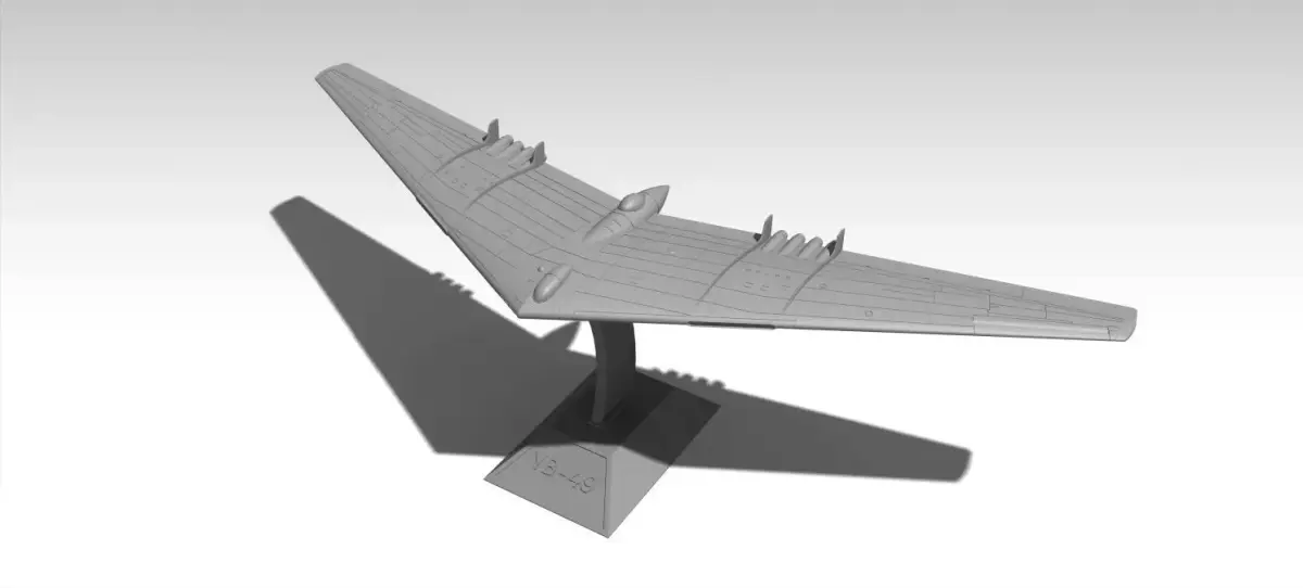 YB-49 FLYING WING ESC 1-144 3D print model