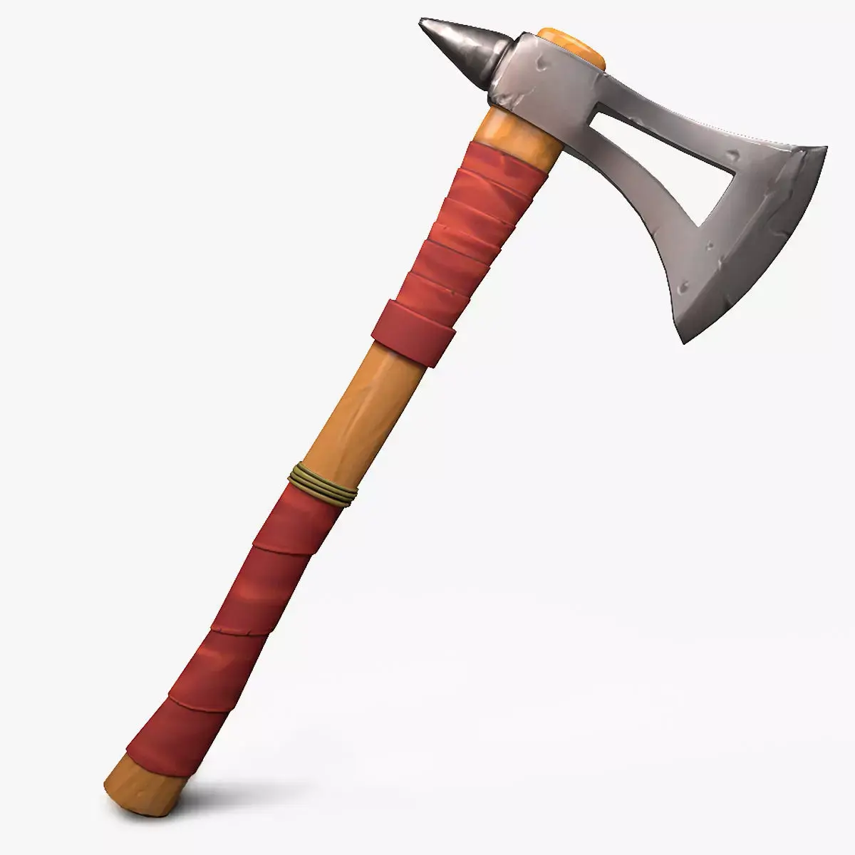 Stylized cartoon Axe  Low-poly 3D model