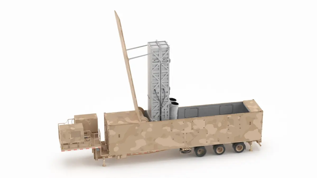 Missile Launcher Sand Camo on Alert 3D model