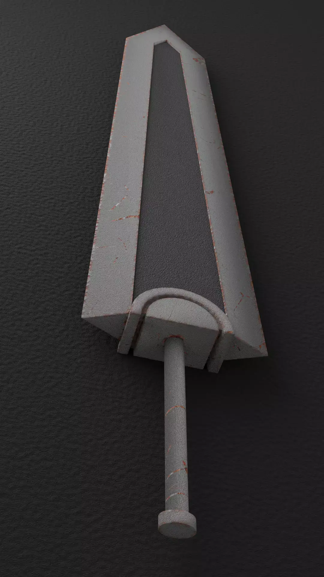 Guts Dragonslayer Two Handed Great Sword Low-poly 3D model