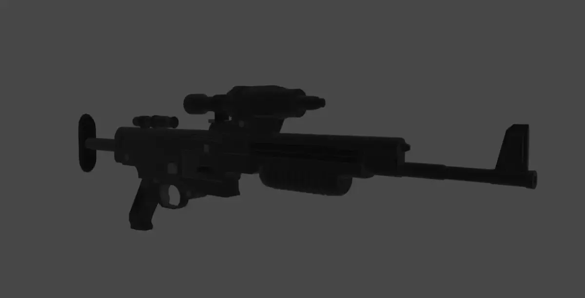 Star Wars A280C A295 Rebel Blaster Low-poly 3D model
