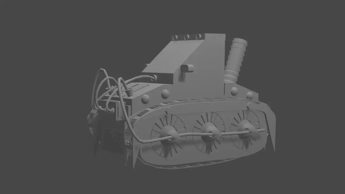 Truck with wires  3D print model