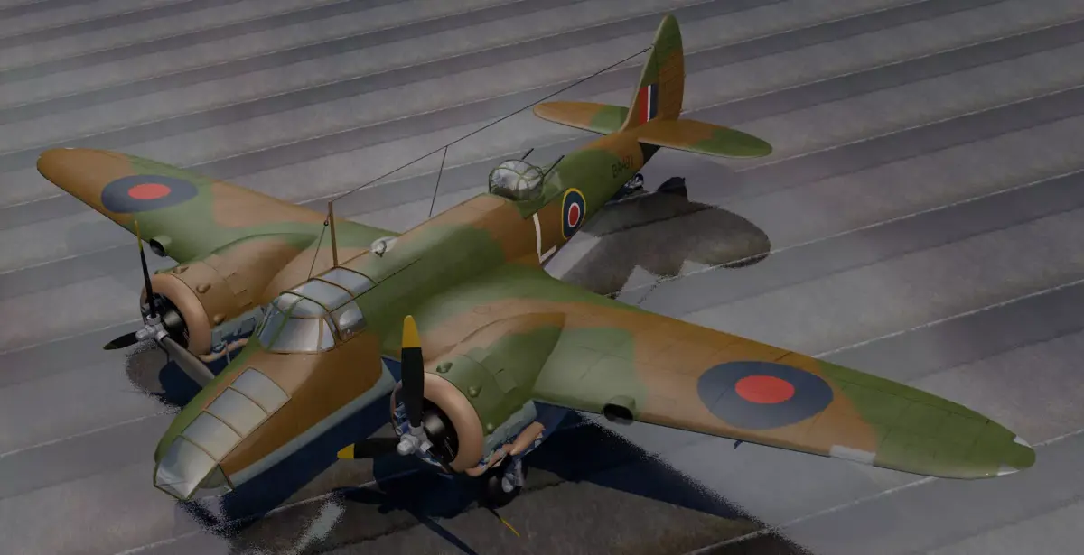 Bristol Blenheim Mk-5 Bisley 3D model
