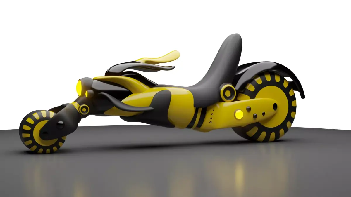  E-BUG Biker B - Bug Motor Bike 3D model