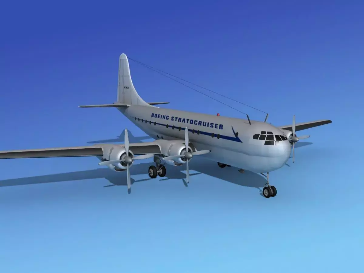 Boeing 377 Stratocruiser 2 3D model