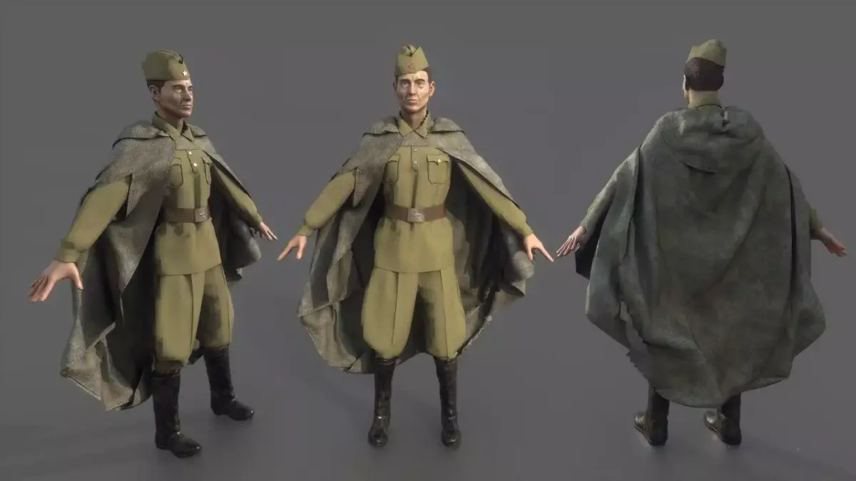 RUSSIAN SNIPER 3D model