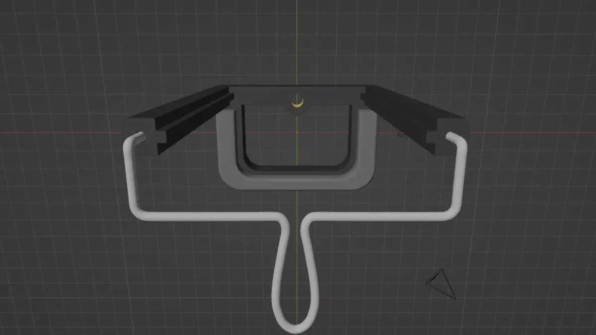 TRIPOD HEAD MOBILE HOLDER 3D MODEL Low-poly 3D model