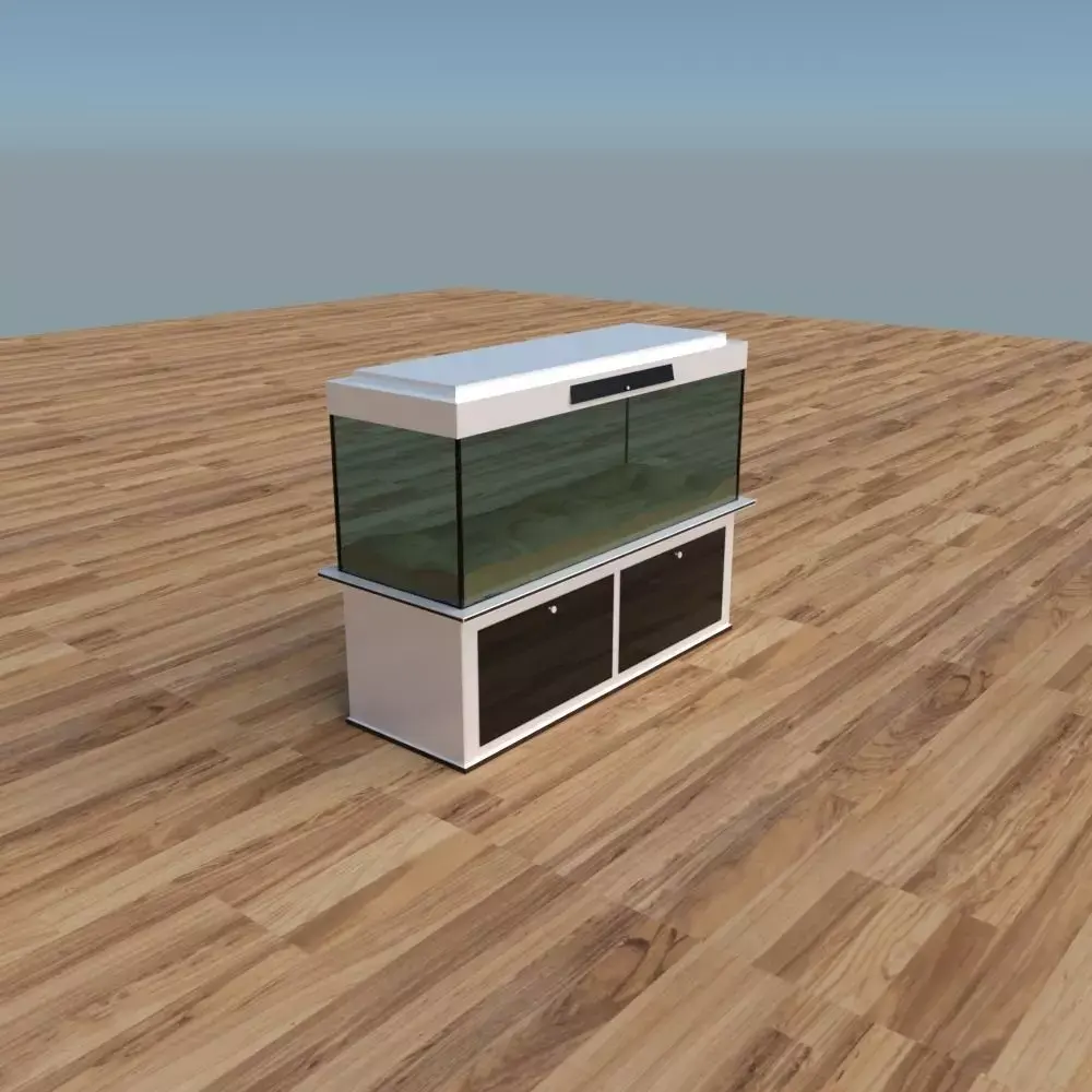 Modern Aquarium  Low-poly 3D model