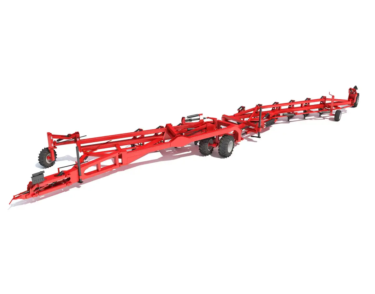 Semi Mounted Farm Plough 3D model purchase