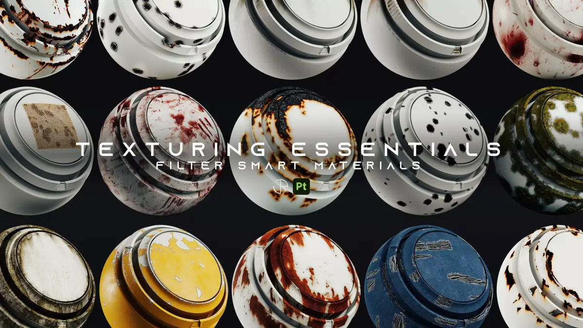 Texturing Essentials Filter Smart Materials vol 02 Low-poly 3D model