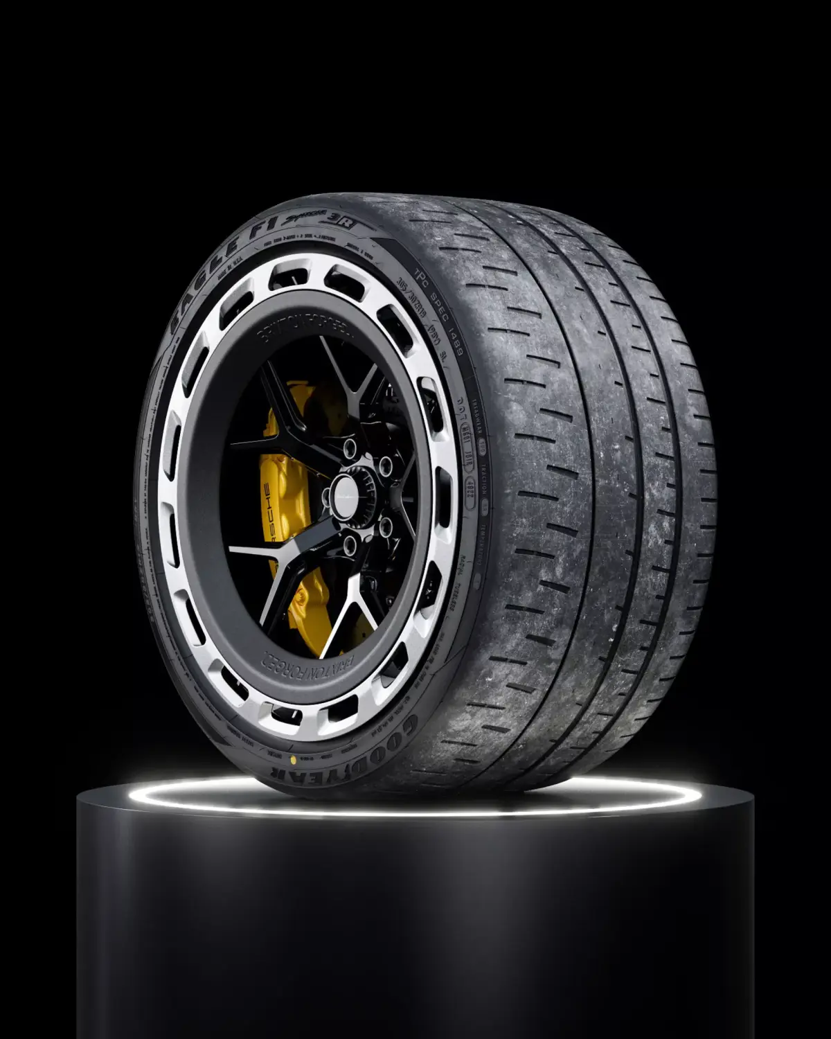 Goodyear Eagle F1 SuperCar 3R 305 30ZR19 98Y SL 3D model