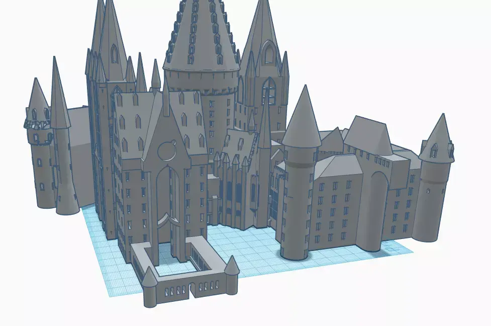 Hogwarts harry potter castle 3D print model