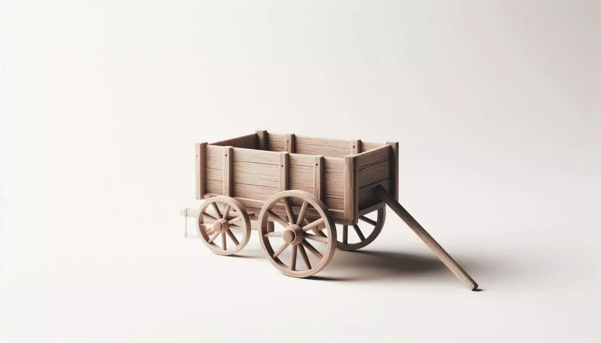 Wooden Cart 3D Printable Model 3D model purchase