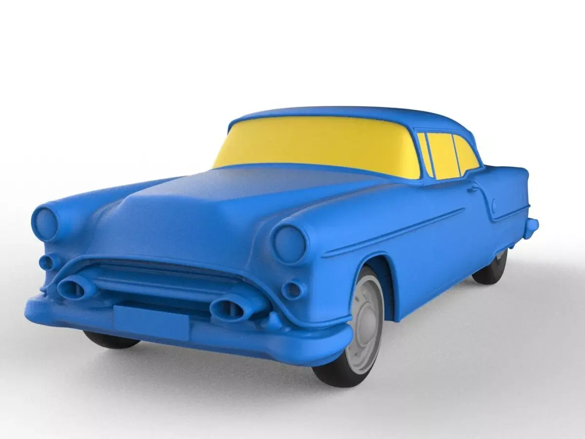 Oldsmobile 88 1954 Classic Car 3D print model