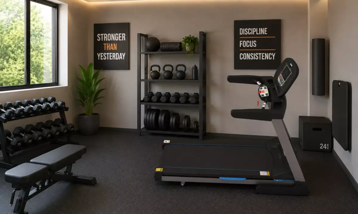 Modern Fitness Treadmill Machine Model 3D model