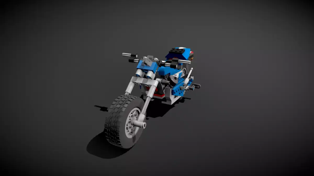 Lego Race Rider Street 3D model
