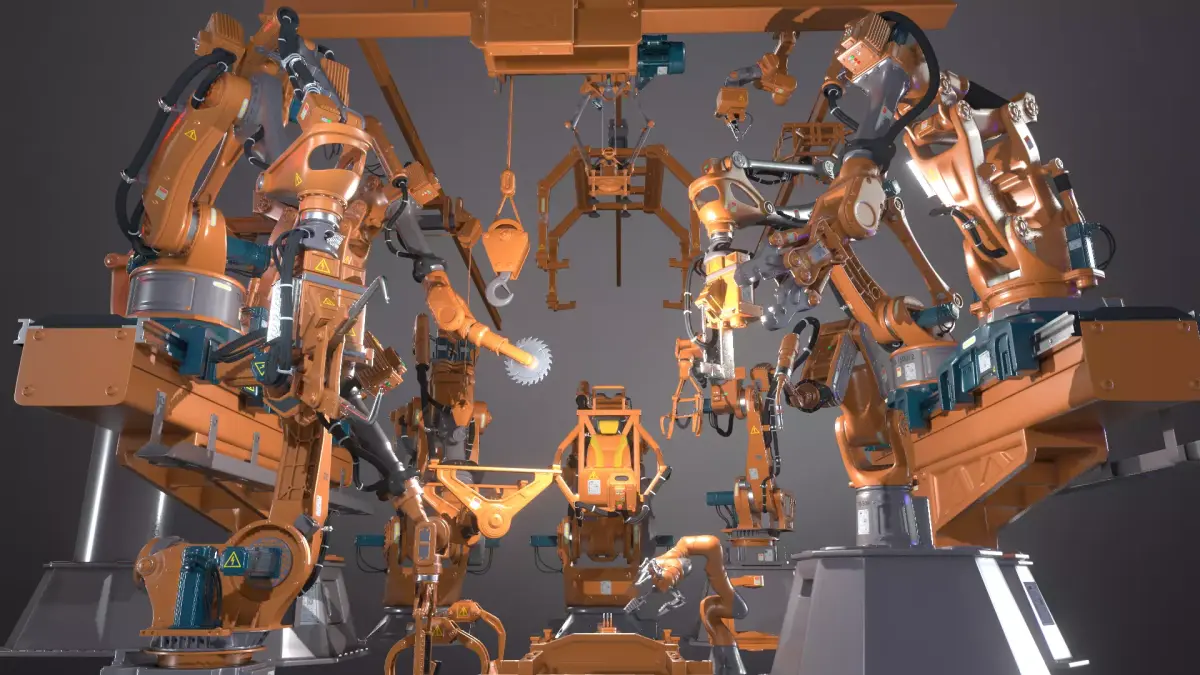 Industrial Robotic Pack Kit  3D model