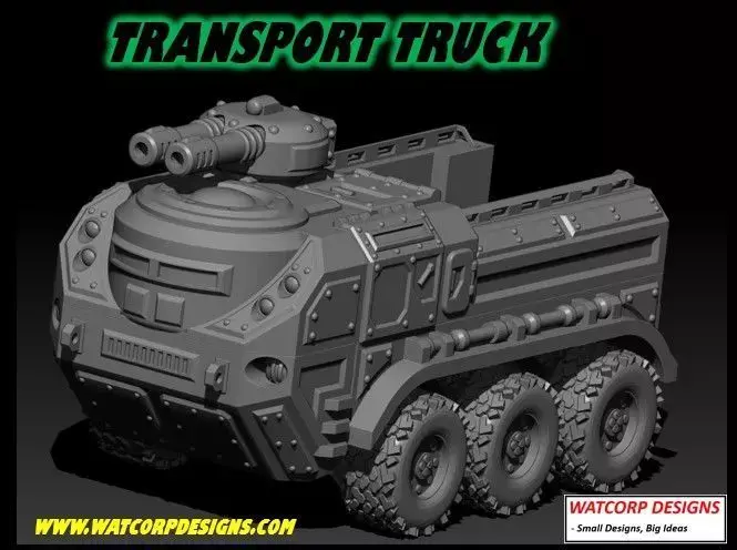 Transport Truck 3D print model