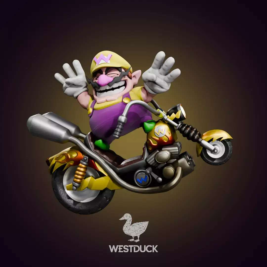 Wario 3D print model
