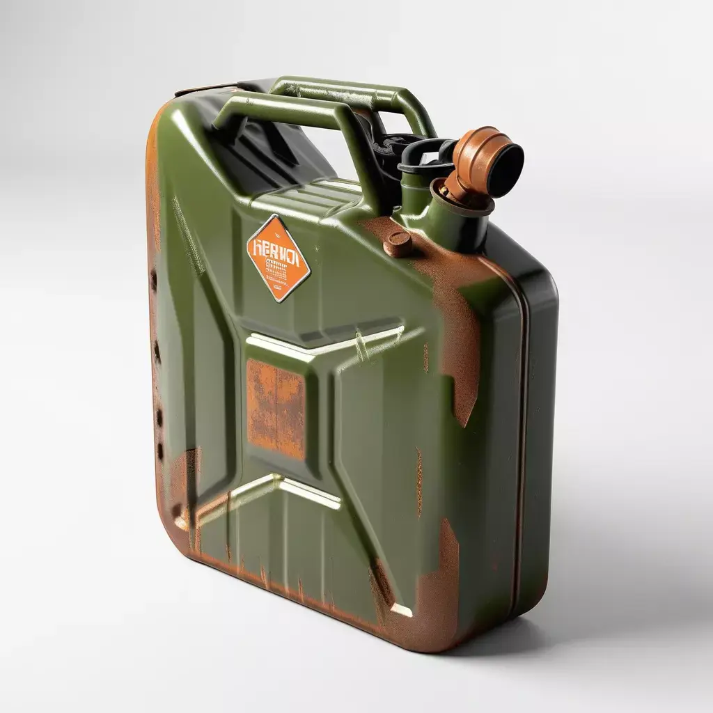 Weathered Military Jerry Can Prop 3D model