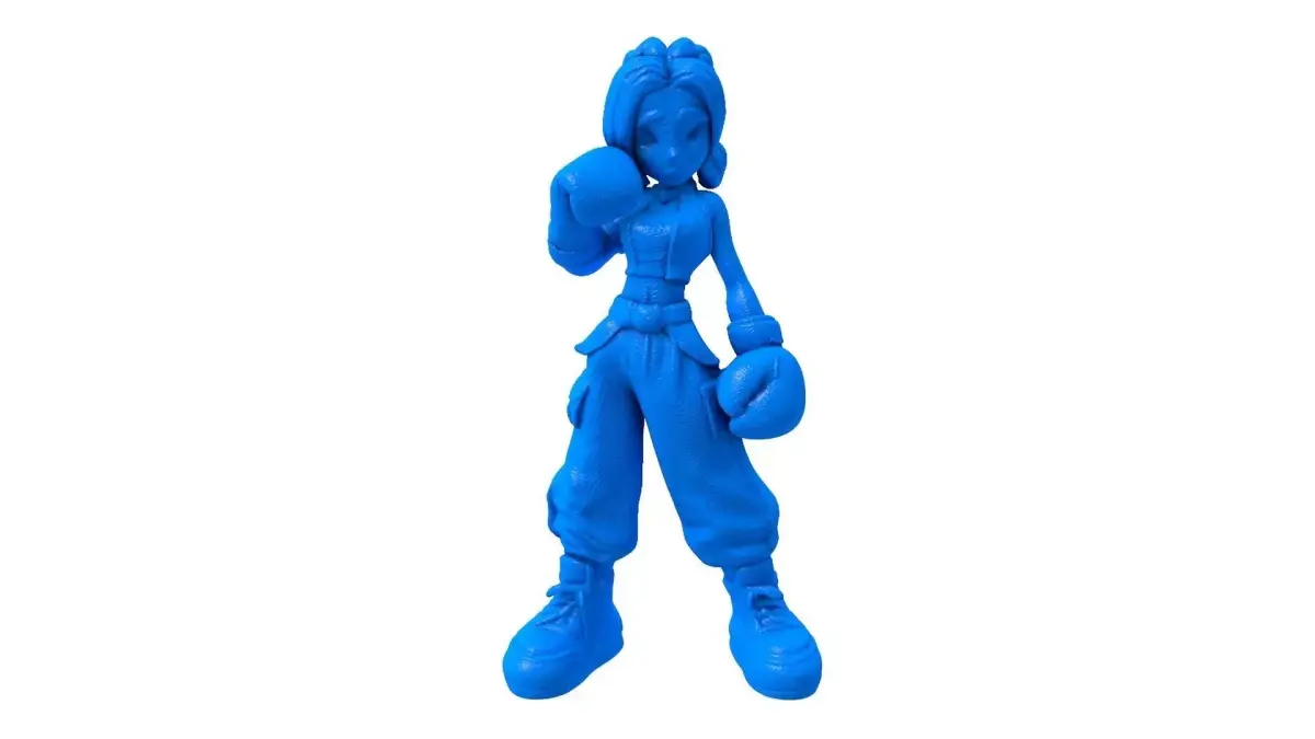 boxing -  boxing stl -  boxing character -  female boxer  3D print model