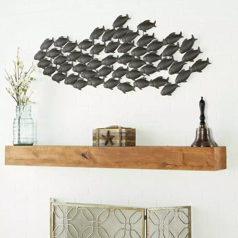 Jud Coastal Landscape Nature Wall Decor on Metal 3D model