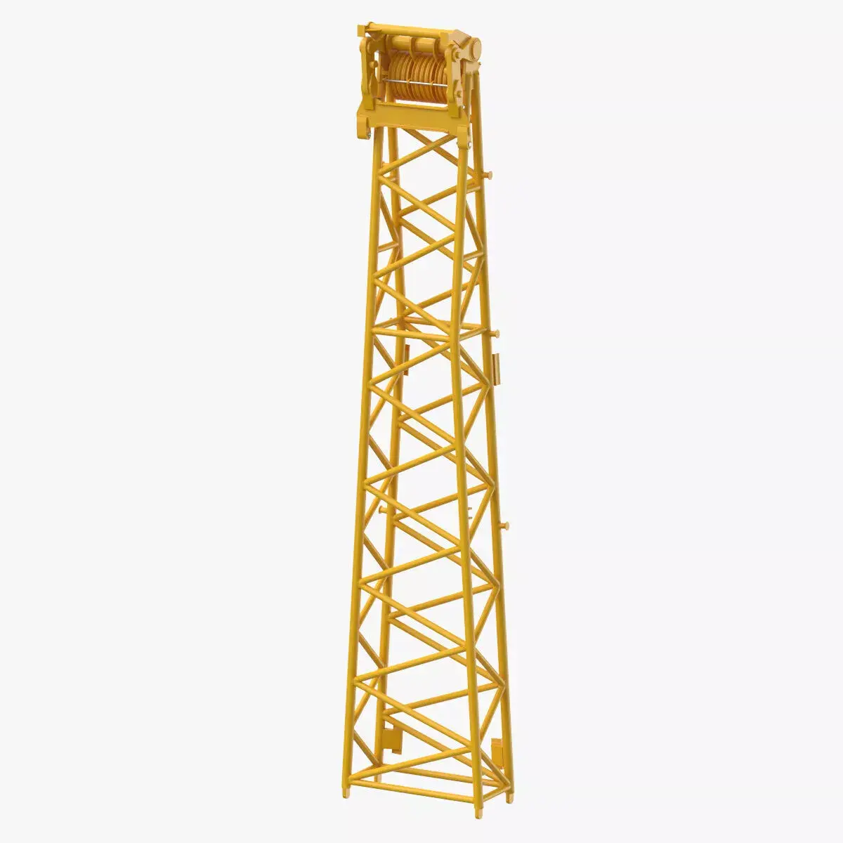 Crane WA Frame 2 Head Section Yellow 3D model