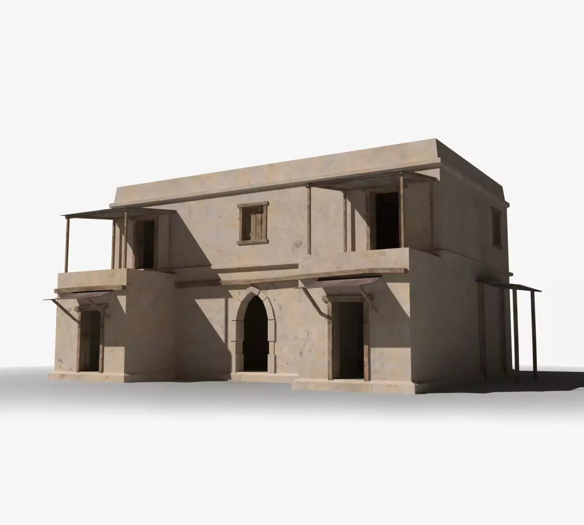 Arab x37 Low-poly 3D model