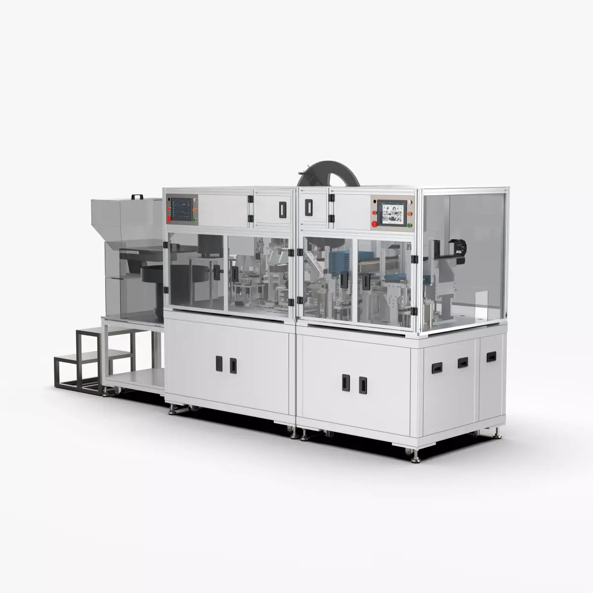 Automatic Micro Motor Assembly Machine 3D model