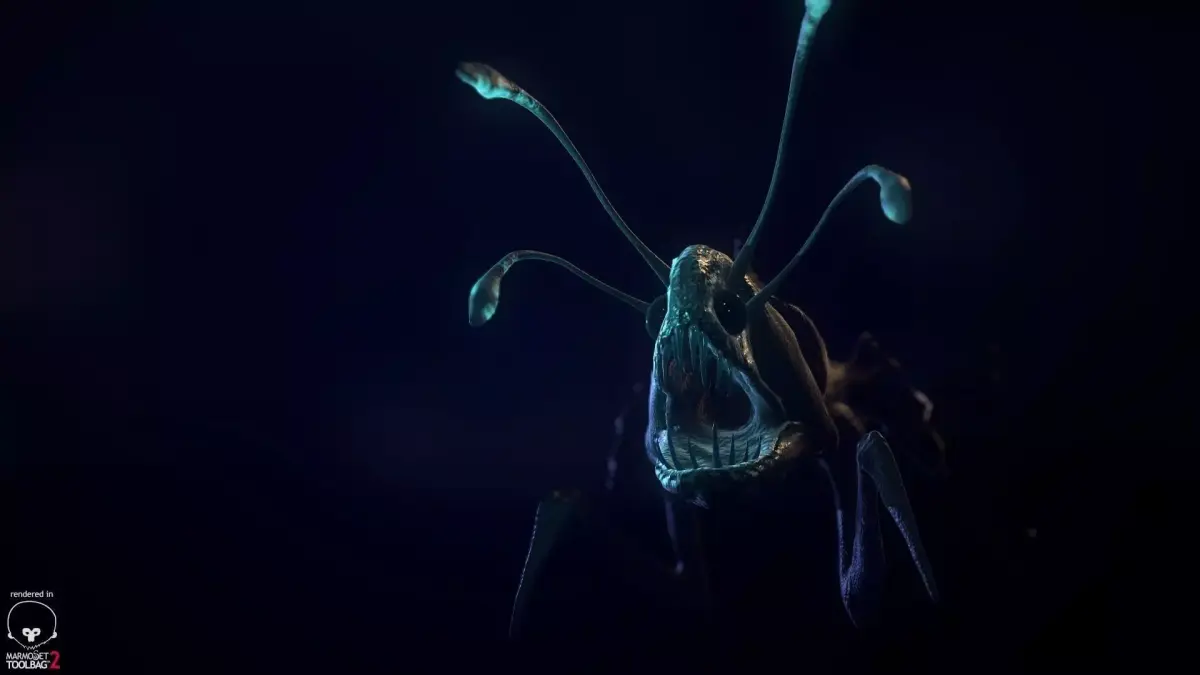 Sea Creature - Alien Game Model Low-poly 3D model