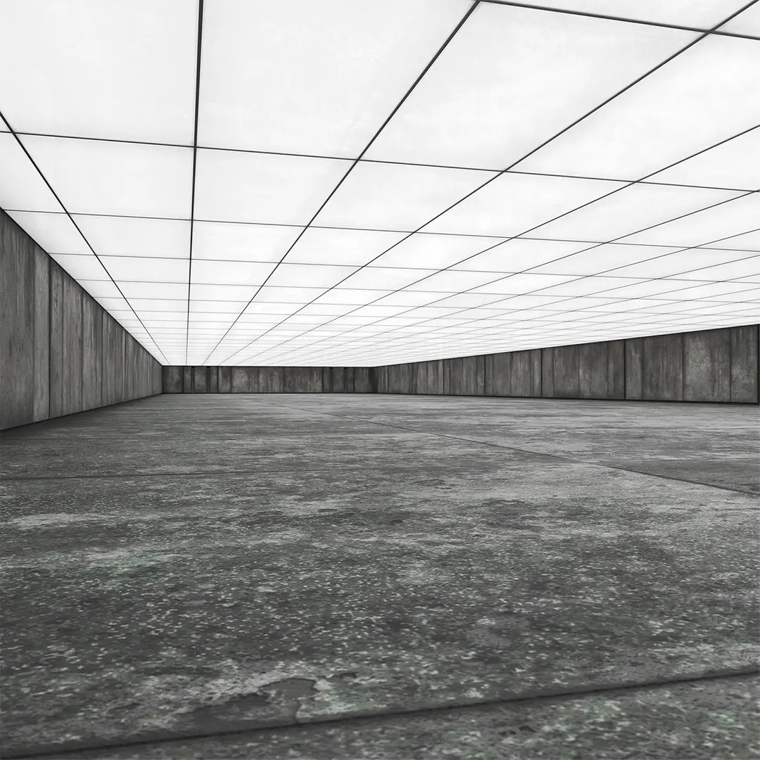 Concrete Garage 3D model