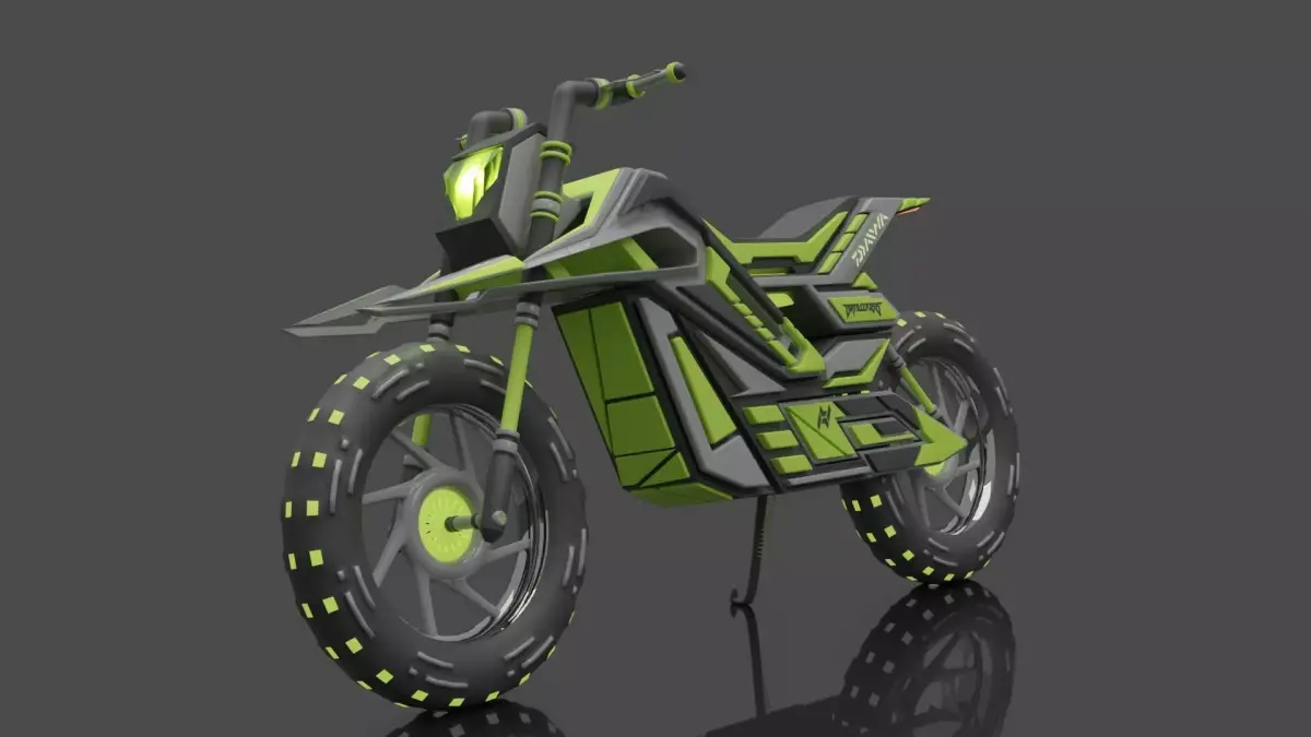 Modern Bike 3D model buy