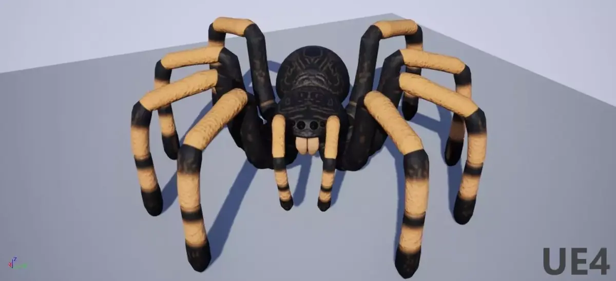 Giant Spider Low-poly 3D model get