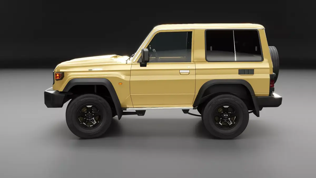 Toyota Land Cruiser GDJ71 2026 - Short Wheelbase PBR 3D model
