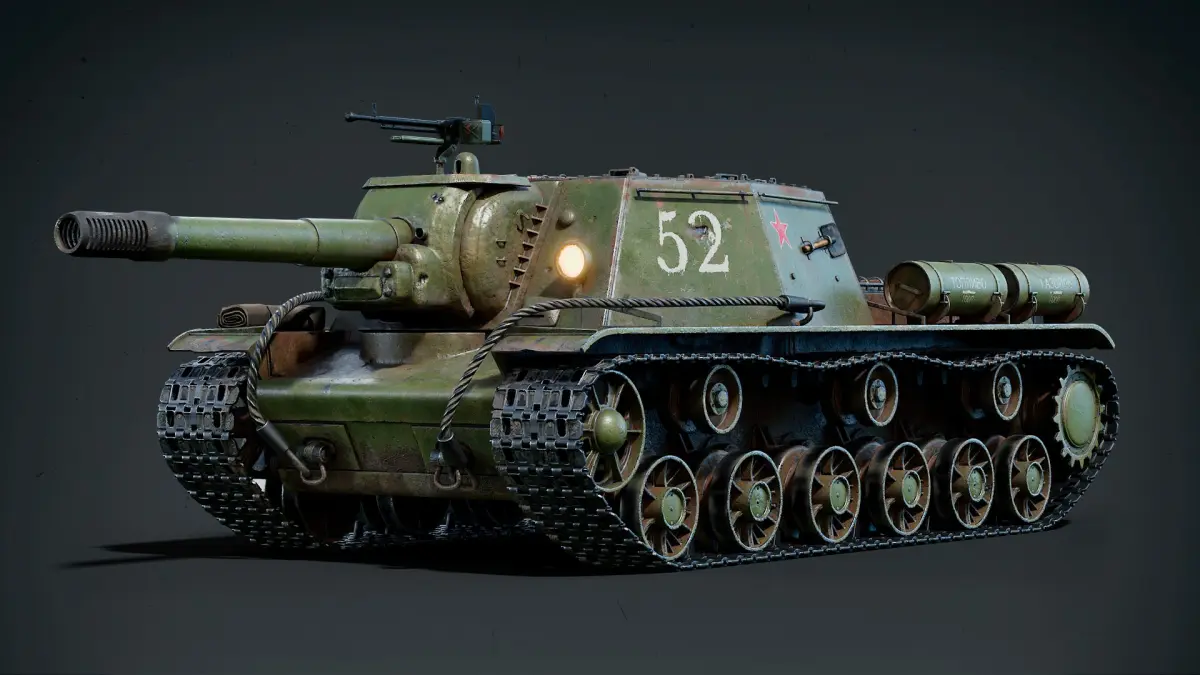 WW2 Howitzer SU152 Realtime 3D model
