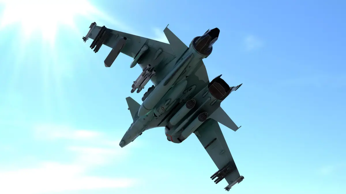 Boomerang ground attack airplane Low-poly 3D model