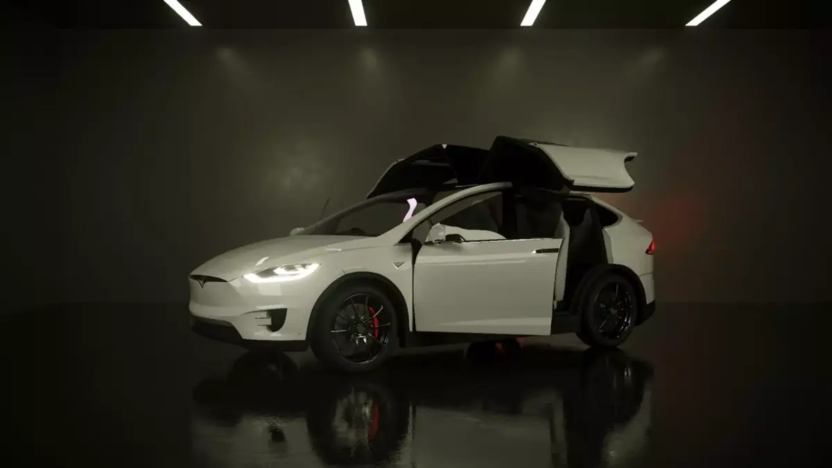Tesla Model X 2016 Free 3D model