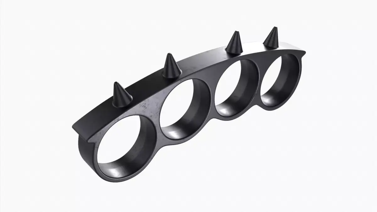 Knuckle spiked 3D model